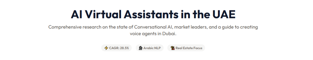 AI Virtual Assistants in the UAE
